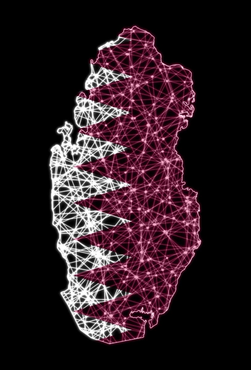 Carte interactive du Qatar
